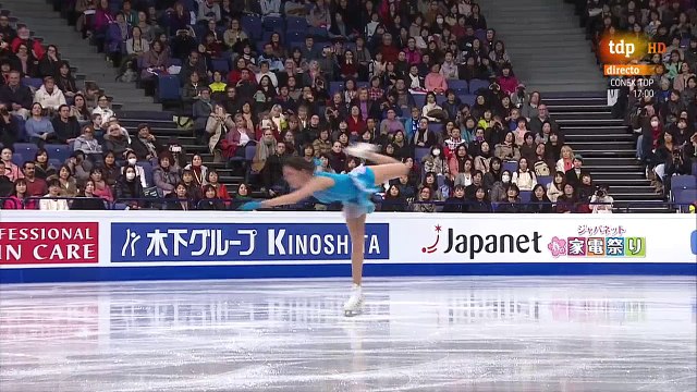Evgenia Medvedeva (RUS). SP. WC Helsinki 2017