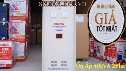 STANDA 40KVA ĐIỆN VÀO 150~430V 3PHA RA 220V 100V 1PHA KHI ĐIỆN QUÁ YẾU.