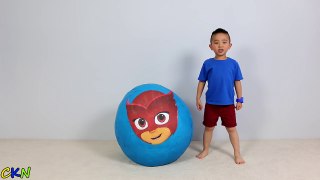PJ MASKS Super Giant Toys Surprise Egg Opening Fun Wit