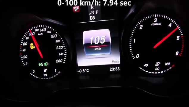 2016 Mercedes C 220d (170 HP) Acceler