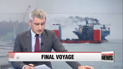 Sewol-ho ferry leaves for Mokpo New Port