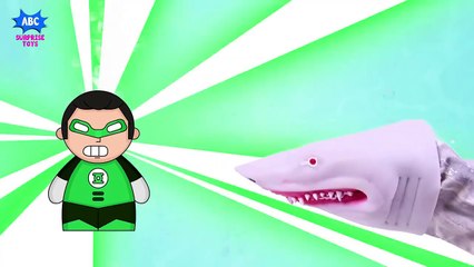 SUPERHEROES vs SHARK ATTACK _ Supe Finger Family Rhym