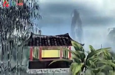 儿童 唐诗 吟唱 孟浩然《 春晓 》水墨画动画+配乐Ancient Tang Dynasty chinese poetry Tang shi