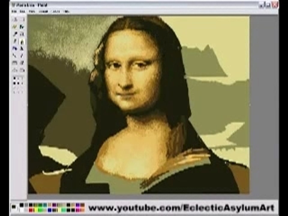 La Joconde sous Paint