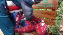 Joker Drop Baby Elsa into Lake!!! Superheroes Fun Spiderman Frozen Hulk Venom Children Action Movies