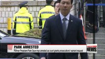 Former President Park Geun-hye arrested as court grants warrant request