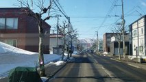 even though spring snow japan hokkaido sapporo drive