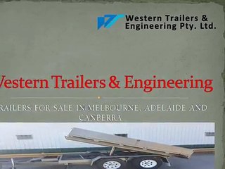 Trailers in Melbourne - Western Trailers & Engineering