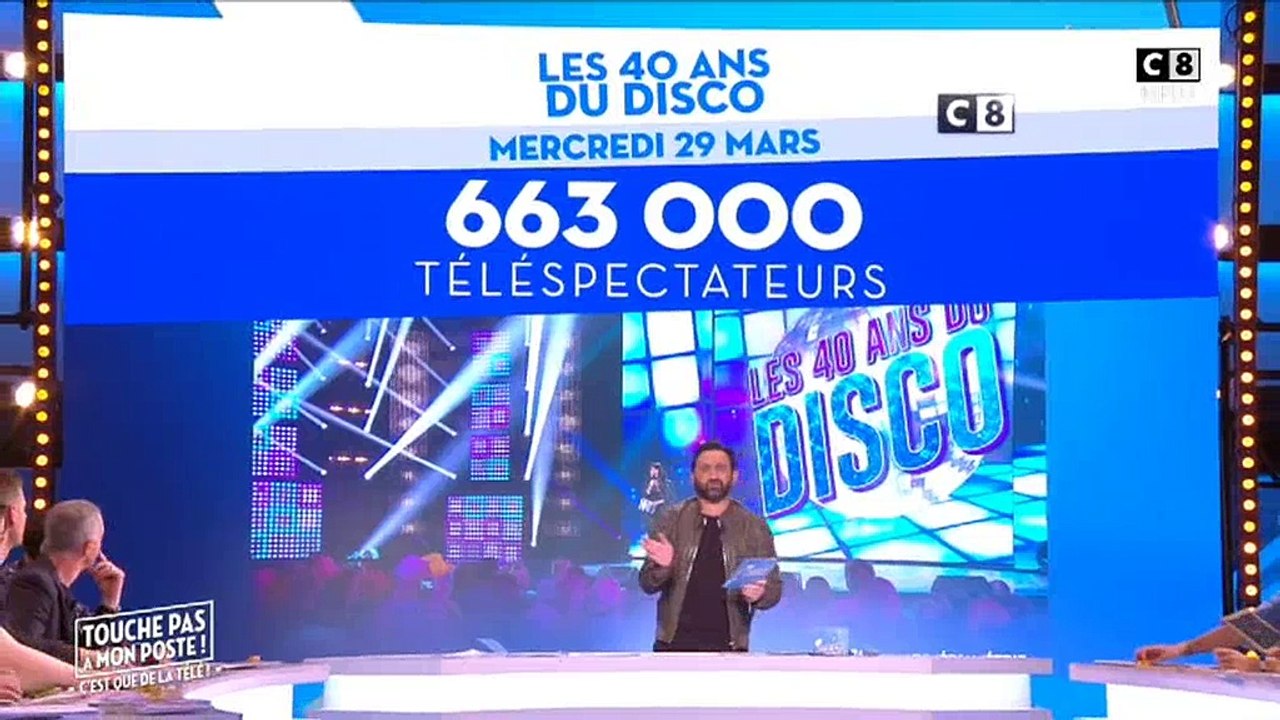 Cyril Hanouna flingue l'émission "Les 40ans du disco" diffusée sur... C8 ! Regardez