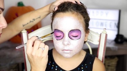 HALLOWEEN Maquillage Facile Sugar Skull _ Dia de los muertos _ Calavera _ Makeup Halloween e