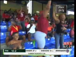 ক্যারিবিয়ানদের বিপক্ষে পাকিস্তানের জয়ের নায়ক সাদাব