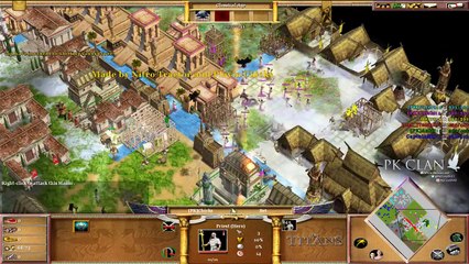 Age of Mythology - Tiny Map 3Vs3 Scenario _ Chaos EVERYWHERE!-YuJSdaCI3Vw