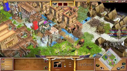 Age of Mythology - Tiny Map 3Vs3 Scenario _ Chaos EVERY