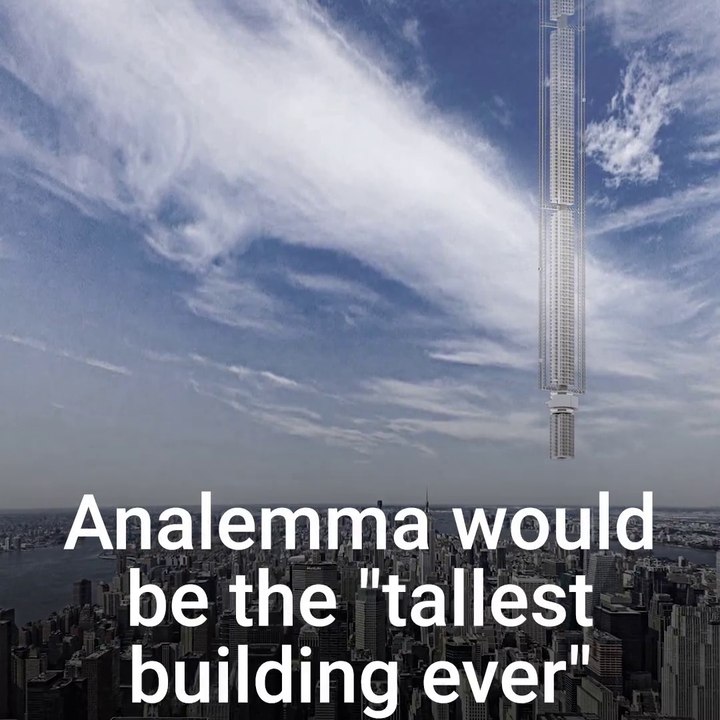 Asteroid skyscraper