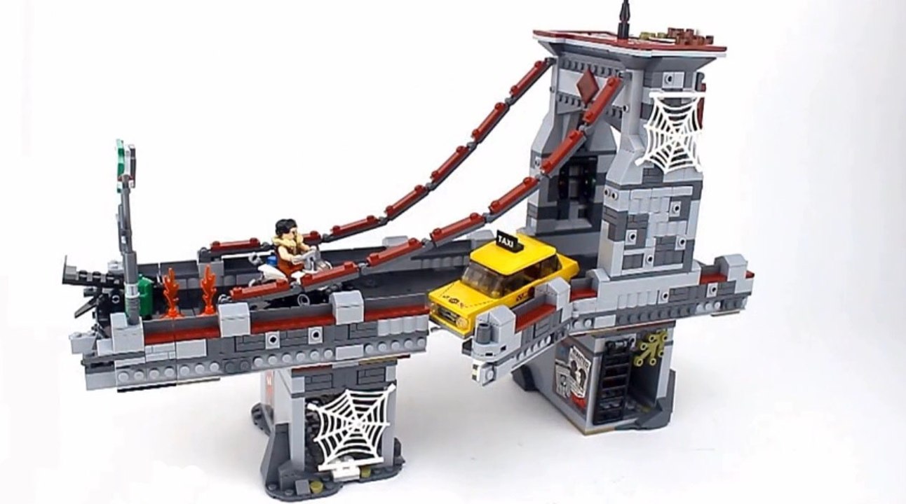 Lego Lepin 07038 Super Hero Spider Man Web Warriors Ultimate Bridge Battle