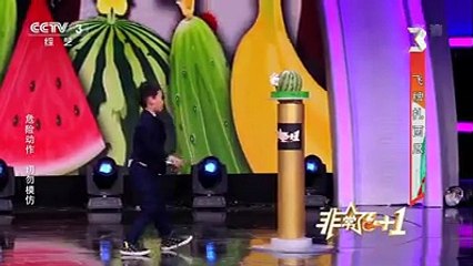 Watch this 8-year-old boy cut fruits and put out candles with playing cards