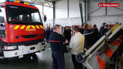 Pompiers de Morlaix. Départ du lieutenant Didier Mosès
