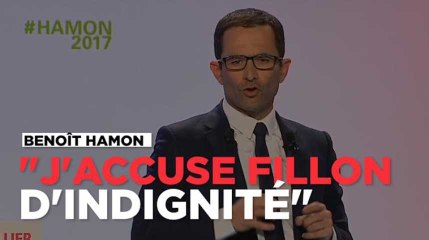 Hamon : "J'accuse François Fillon d'indignité !"
