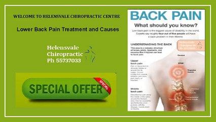 Lower Back Pain Treatment and Causes