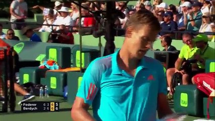 Federer on to Miami Open semi-finals after defeating Tomas Berdych _