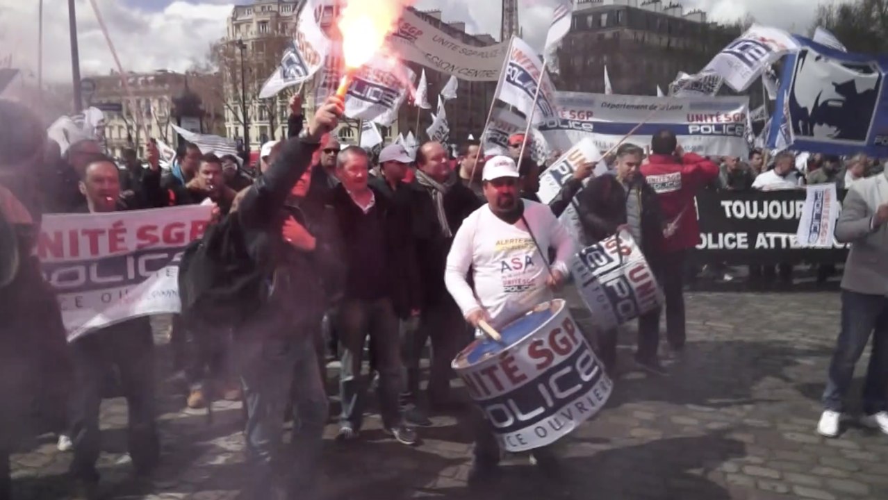 MANIFESTATION NATIONALE À L'APPEL D'UNITÉ SGP POLICE - MERCREDI 26 AVRIL 2017