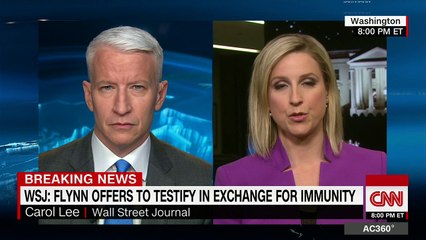 Report Flynn to testify if given immunity