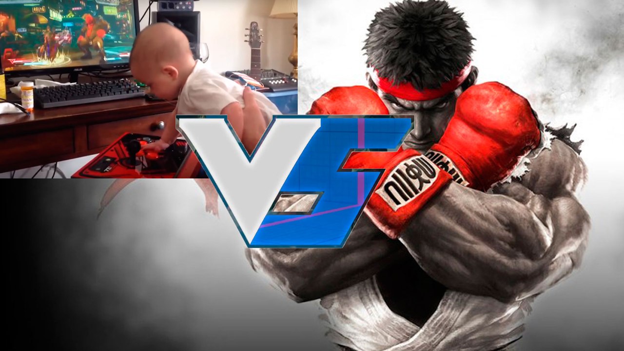 Puolivuotias vauva pieksee Street Fighter V Story Moden
