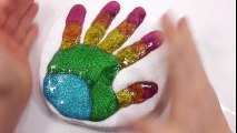 Kinetic Send Colors Face Toys DIYA Learn Colors Glitter Jelly Slime Clay Ice Cream