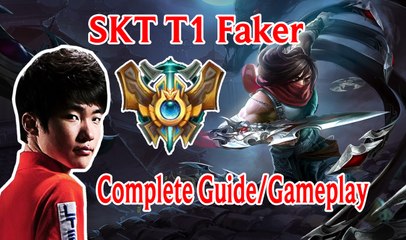 SKT T1 Faker Talon Complete Guide | Runes | Masteries | Gameplay | style | League of legends | Lol
