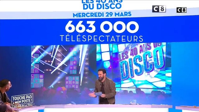 Cyril Hanouna critique Les 40 ans du Disco , une sombre merde