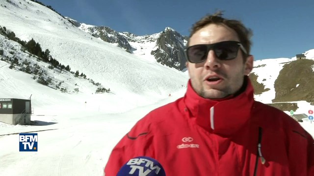 La neige est encore là. Et il fait super chaud