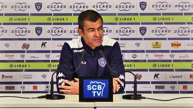 Bastia-Lille : Conf. d'avant-match de R. Almeida