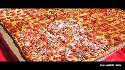 Zap vidéo: top 5 des plus grosses pizza les plus fat du monde !
