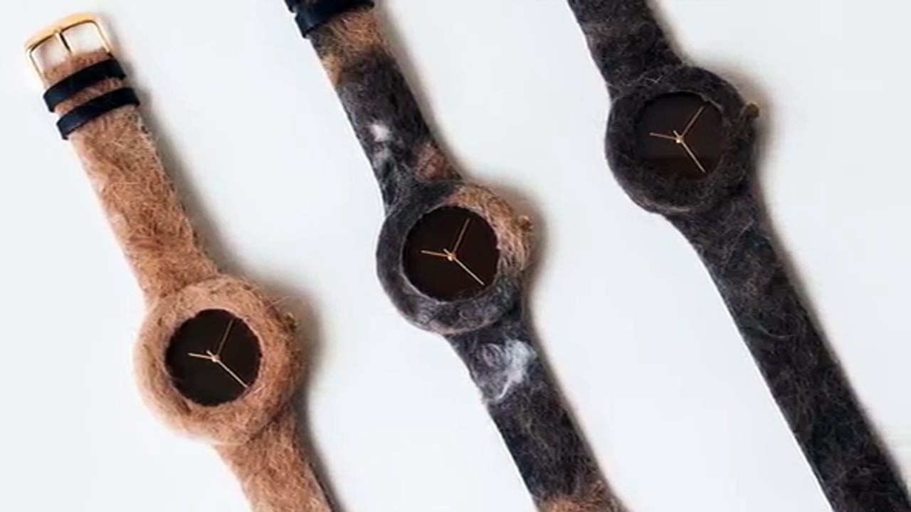 Une entreprise crée des montres avec des poils de chats et de chiens