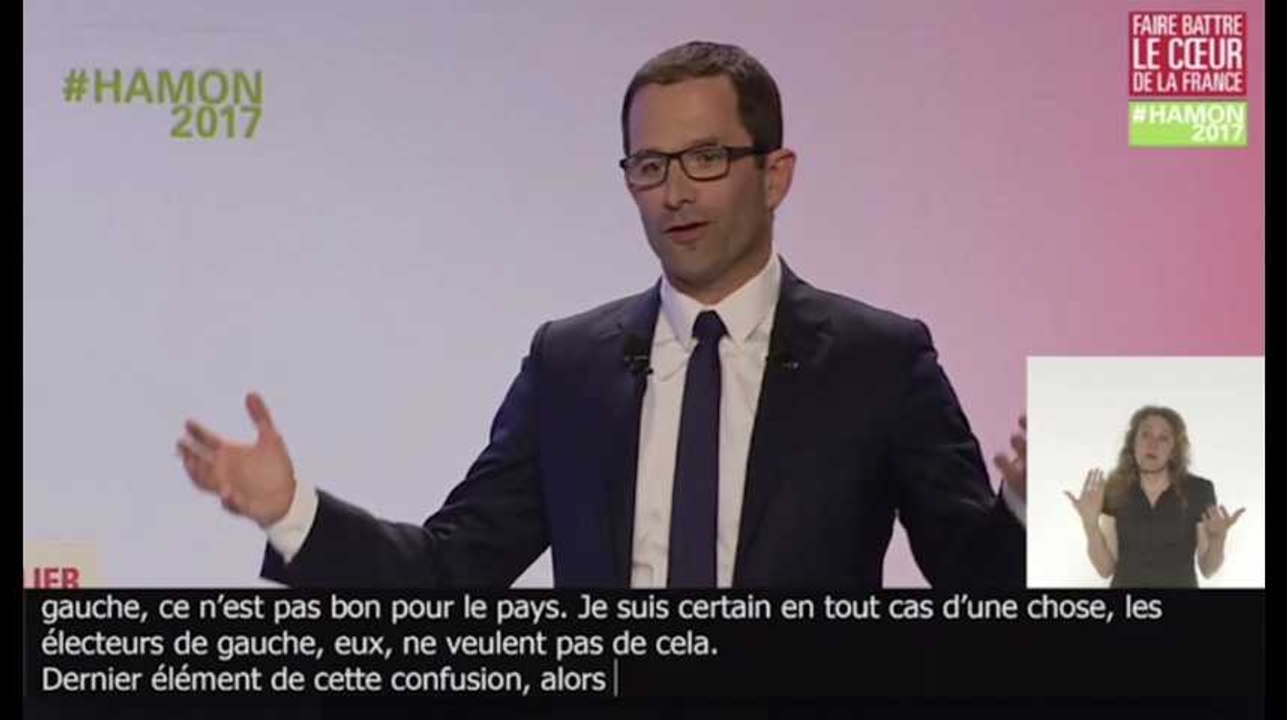 Benoît Hamon refuse que Manuel Valls et Emmanuel Macron soient sifflés