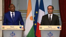 Déclaration conjointe avec M. Mahamadou ISSOUFOU, Président de la République du Niger