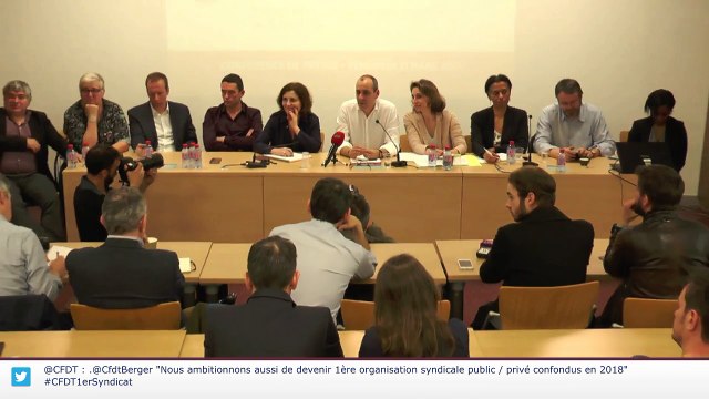 [Replay] Conférence de presse : la CFDT 1er syndicat dans le secteur privé