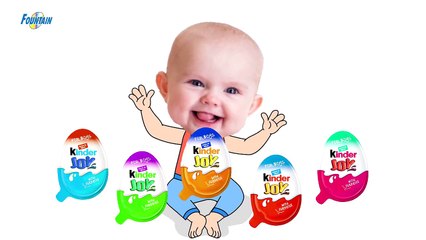 Bad Baby crying and learn colors-Colorful Kinderjoy Vs Batman (Cars For Kids TV)