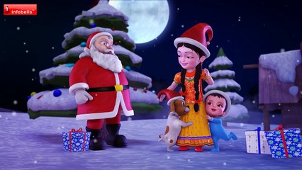 Jingle Bells _ Telugu Rhymes for Children _ Infobells