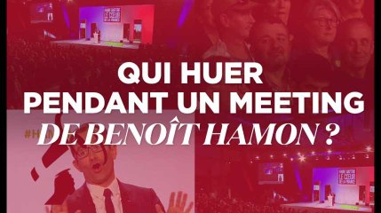 Download Video: Valls, Macron, Fillon... Qui huer à un meeting d'Hamon ?