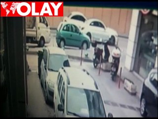 Bursa'da kapkaç anı kameraya böyle yansıdı