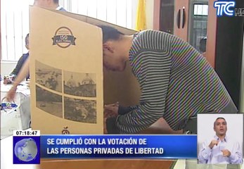 Se cumplió con la votación de las personas privadas de libertad