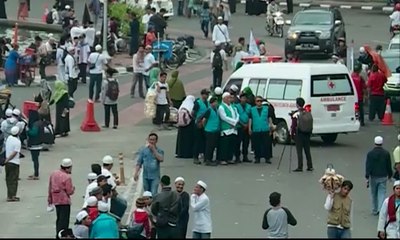 Massa Aksi 313 Bubarkan Diri Dengan Tertib