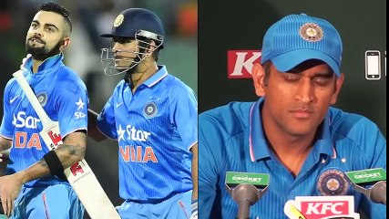 Dhoni's Joke On Virat Kohli's Batting Is Hilarious
