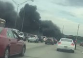 Smoke From I-85 Fire Rises Over Atlanta