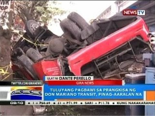 NTG: Imbestigasyon sa pagkahulog ng bus sa Skyway, patuloy
