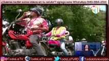 Motoconchistas invaden calles del Palacio Presidencial exigiendo derechos-Telenoticias-Video