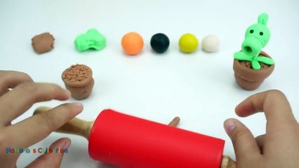 Plants vs Zombies Garden Pl Dough Art For Kids Nursery Rhymes Toys New