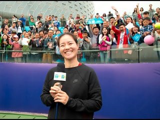 Li Na workshop at the ITF Junior Masters
