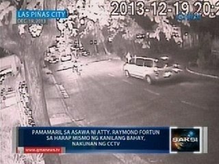 Saksi: Tagpo bago ang pamamaril sa misis ni Atty. Raymond Fortun, nakunan ng CCTV